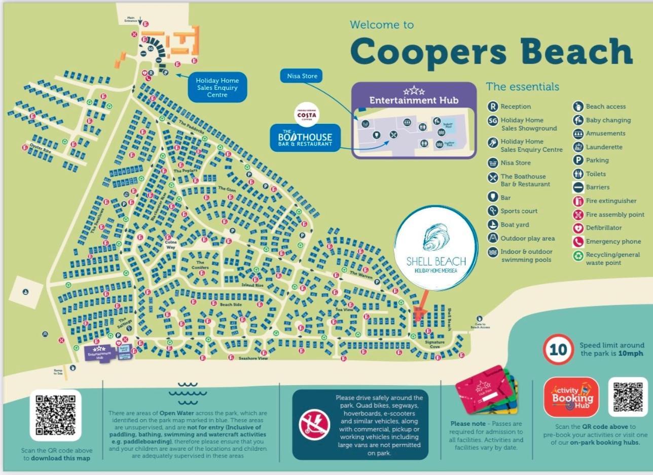 Shell Beach Holiday Home Mersea Coopers Beach East Mersea Exterior photo